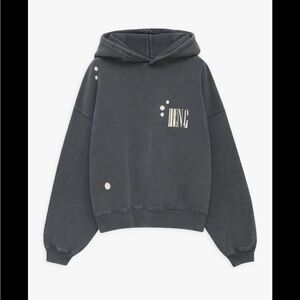 Anine Bing Alec Bleached Hoodie / Medium